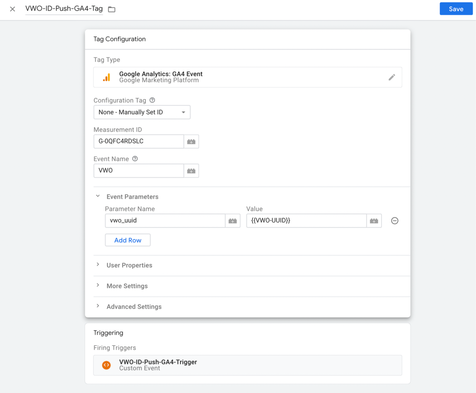 Integrating VWO With GA4 via Google Tag Manager – VWO